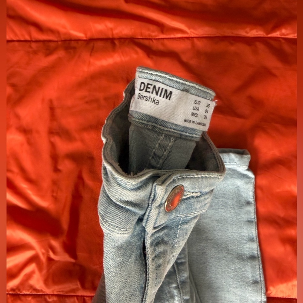 Bershka Sky Blue Skinny Jeans - Picture 4 of 6